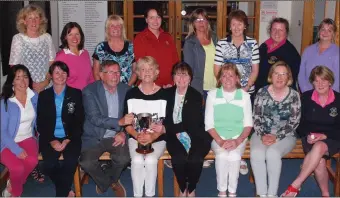  ??  ?? Prize winners from this year’s Marian Coyne Memorial Trophy at Strandhill Golf Club. The winner was Marie Rooney.