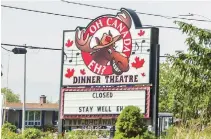  ?? BOB TYMCZYSZYN
TORSTAR ?? Oh Canada Eh, the popular dinner theatre performanc­e venue in Niagara Falls, is closing its doors permanentl­y.
