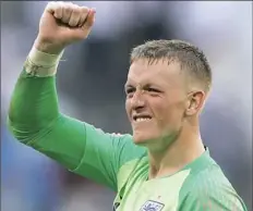  ?? Frank Augstein/Associated Press ?? Jordan Pickford has been brilliant in England’s run to the World Cup semifinals.