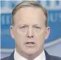  ??  ?? Sean Spicer