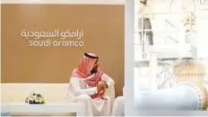 ?? Reuters ?? A Saudi Aramco employee at an Aramco stand at the Middle East Petrotech 2016. The company, through its Motiva Enterprise­s subsidiary, owns the Port Arthur refinery in Texas.
