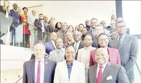 ?? ?? Diplomats from ACP countries who attended the economic diplomacy forum