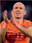  ?? AFP ?? Arjen Robben, 33 anni