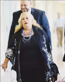  ?? Juan.martinez@gfrmedia.com ?? “UN PROCESO LARGO”. Jane Hoffman, abogada de Steven Sánchez Mártir, espera por detalles de la existencia de un abrigo que, según alega, podría ayudar a la defensa de su cliente.