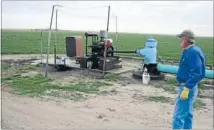  ?? Photo: REUTERS ?? Big dry: Kansas farmer Gail Wright has stopped irrigating because the Ogllala Aquifer under the Great Plains is running dry.