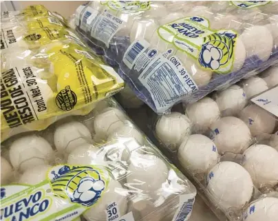  ?? U.S. CUSTOMS AND BORDER PROTECTION ?? These Mexican eggs were seized by officials at the U.S. border. Egg prices in Mexico are much lower.