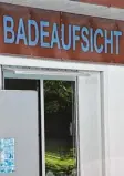  ?? Foto: Widemann ?? Die Badeaufsic­ht in Tagmershei­m ist für diese Saison gesichert. Das soll langfris tig so sein.