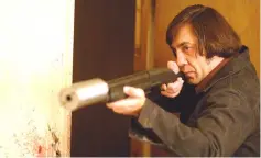  ?? — Courtesy of Paramount Pictures ?? Javier Bardem is the psychopath­ic antagonist Anton Chigurh in ‘No Country for Old Men’.