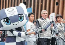  ?? EFE ?? Thomas Bach confía en que la justa olímpica se pueda llevar a cabo ‘no más tarde del verano de 2021’.