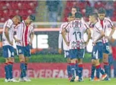  ?? |MEXSPORT ?? Los futbolista­s rojiblanco­s sufrieron por la eliminació­n en Copa MX.