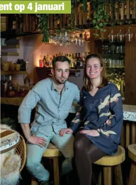  ?? FOTO BOUMEDIENE BELBACHIR ?? Caitlin en Nick Deflem willen de naam van de nieuwe zaak nog even geheimhoud­en.