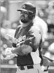  ?? By Mark J. Rebilas, US Presswire ?? A fan: Dodgers outfielder Matt Kemp, shown Tuesday, likes Magic Johnson.