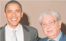  ?? | PROVIDED PHOTO ?? M. Cherif Bassiouni with then- President Barack Obama.