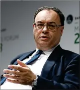  ??  ?? LETTER: FCA chief executive Andrew Bailey