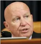  ?? JACQUELYN MARTIN — THE ASSOCIATED PRESS FILE ?? House Ways and Means Committee Chairman Rep. Kevin Brady, R-Texas, speaks on Capitol Hill in Washington. A key part of the House Republican­s’ plan to overhaul the way corporatio­ns pay taxes is on life support.