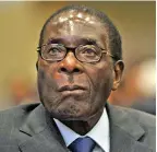  ?? ?? RECEIVING SHOTS FROM SKELEMANI: Mugabe
