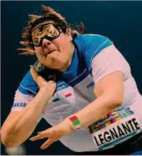  ??  ?? Campioness­a Assunta Legnante oro a Doha nel peso e nel disco