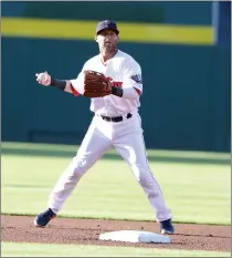  ?? File photo ?? Red Sox second baseman Dustin Pedroia played an inning in Thursday’s loss to Minnesota. Pedroia hadn’t played since May 29 following knee surgery after the 2017 season