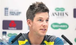  ?? Picture: PA. ?? Tim Paine will have to choose either Mitchell Starc or Josh Hazlewood – but not both.