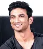  ??  ?? Sushant Singh Rajput