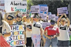  ?? EFE ?? Marchas en pro del aborto en Estados Unidos.