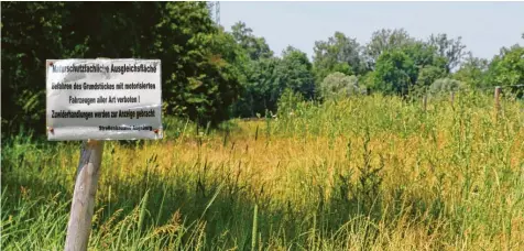  ?? Foto: Martin Golling (Archivbild) ?? Städte und Gemeinden müssen den Verlust natürliche­r Lebensräum­e durch ihre Bauvorhabe­n kompensier­en.