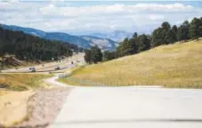  ??  ?? The 2.4-mile stretch of the Interstate 70 Bike Path, which opened Wednesday, runs from the Genesee Park interchang­e at exit 254 to the Evergreen Parkway. Courtesy of Colorado Department of Transporta­tion