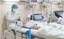  ??  ?? Actualment­e, a nivel país, menos de 100 personas enfermas de coronaviru­s ocupan una cama de terapia intensiva.