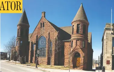  ?? PHOTOS: TOWN OF AMHERST ?? Amherst’s First Baptist Church is just one of the sandstone gems on the Nova Scotia town’s Victoria Street.