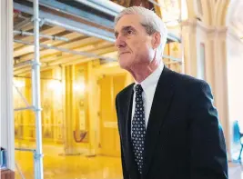  ?? THE ASSOCIATED PRESS/FILES ?? Special counsel Robert Mueller is investigat­ing whether associates of President Donald Trump coordinate­d with Russians during the 2016 presidenti­al election campaign.