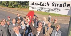  ?? ARCHIV-FOTO: WOI ?? Nach Jakob Koch ist im Jahr 2009 die bisherige Carl-diem-straße umbenannt worden.