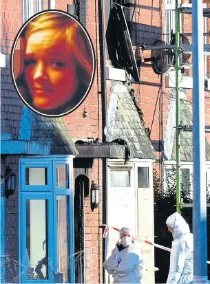  ?? Pictures:MEN ?? House near Manchester where Demi Pearson, 14, inset, and two siblings died