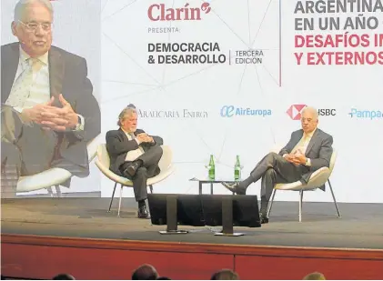  ?? ?? En 2019. Ricardo Kirshbaum entrevista a Fernando Hernique Cardoso en la tercera edición del ciclo.