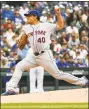  ?? Matt Marton / Associated Press ?? New York Mets starting pitcher Jason Vargas delivers against the Cubs Wednesday in Chicago.