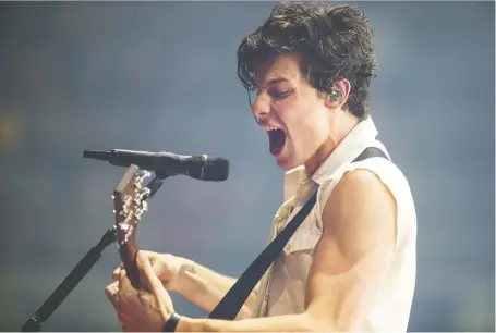  ?? LIAM RICHARDS ?? Pop singer Shawn Mendes is nominated for multiple awards at this year’s Junos, which will be presented today on CBC platforms.