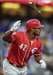  ?? MARK J. TERRILL / ASSOCIATED PRESS ?? After splitting last season between Cincinnati and Cleveland, Yasiel Puig was considered the best free agent available. He would replace Nick Markakis, who decided against playing this season.