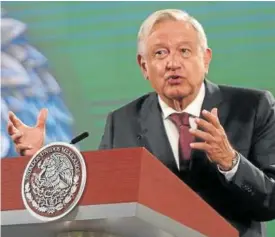  ?? Foto: Efe ?? El presidente de México, Andrés Manuel López Obrador.