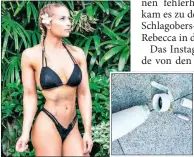  ??  ?? Instagram-Model Rebecca Burger (33); die Obersflasc­he