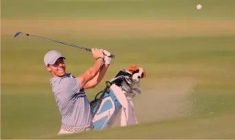  ?? GETTY ?? Solitario Rory McIlroy, 31 anni, gioca senza pubblico né caddie all’evento benefico al Seminole GC in Florida