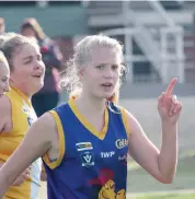  ??  ?? Warragul Colts footballer Shae Symes has been selected in the Victoria Country Youth Girl’s team.