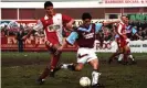  ?? Paul Dennis/TGS Photo/Shuttersto­ck ?? Kiddermins­ter lost 1-0 to West Ham in the FA Cup fifth round in 1994. Photograph: