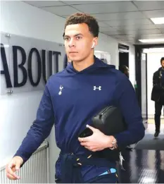  ??  ?? IT’S NOT A MONEY ISSUE . . . Dele Alli’s estranged sister has called for the Spurs star to end his family rift