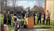  ?? SUBMITTED PHOTO ?? The Pennsylvan­ia Department of Transporta­tion, state and local police, Buckle Up PA, AAA Mid-Atlantic, and regional safety partners held a press conference Tuesday at Temple University’s Ambler Campus in Montgomery County to unveil regional enforcemen­t.