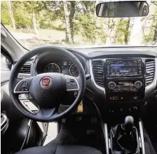  ??  ?? Space inside The stunning front of the Fiat range