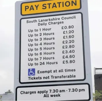  ??  ?? Free fee Parking changes will remain suspended in council car parks until April 2021