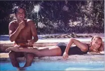  ?? (Photos DR) ?? Rieuse sur le tournage ramatuello­is du film La Piscine mais l’amour entre les deux stars est bel et bien fini. Romy a épousé Daniel Biasini et Alain a choisi la « Blonde sauterelle » Mireille Darc.