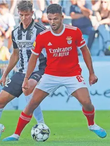  ?? ?? Gonçalo Ramos fez o 3-1, o seu 18.º na Liga