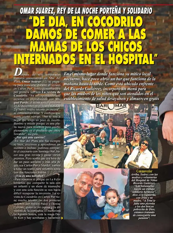 De Dia En Cocodrilo Damos De Comer A Las Mamas De Los Chicos Internados En El Hospital Pressreader