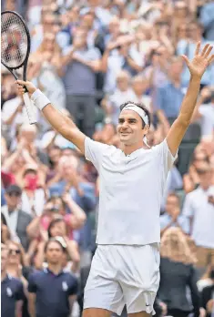 ?? SUSAN MULLANE, USA TODAY SPORTS ?? Roger Federer, above, is the third man to win multiple Grand Slam titles in the Open era without dropping a set, joining Bjorn Borg and Rafael Nadal.