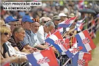  ??  ?? Česti proustaški ispadi na komemoraci­ji